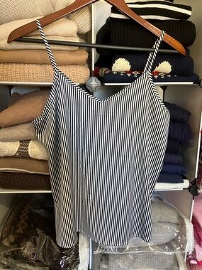 NWT Stripe Satin Camisole